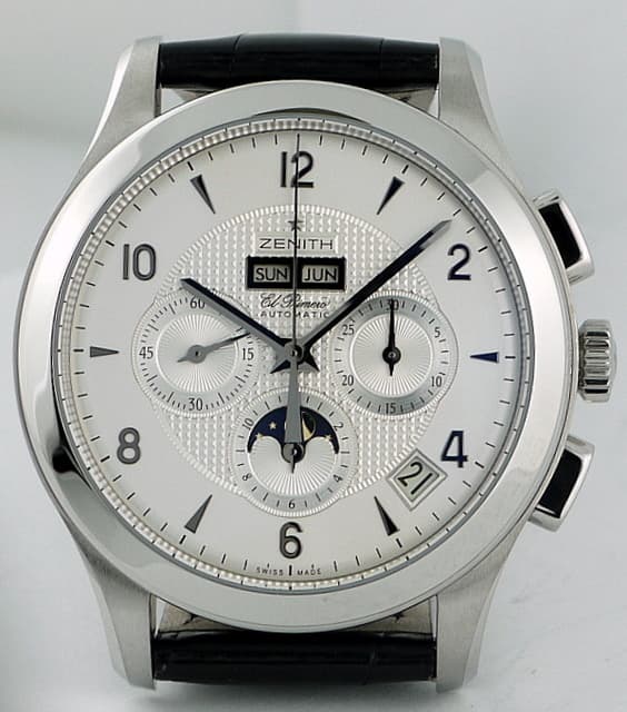 Zenith Class T Moon
El Primero
Silver Dial