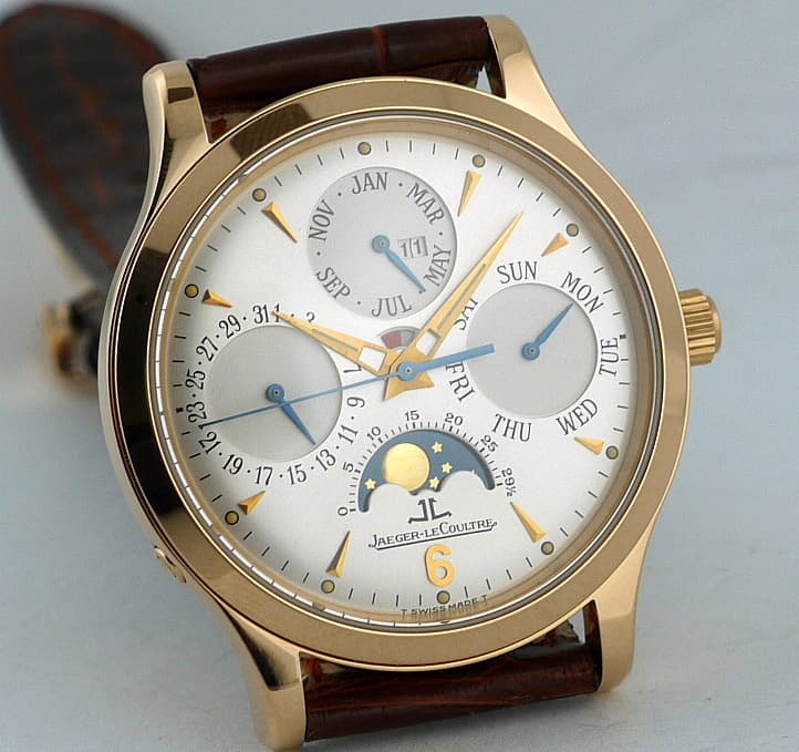 Jaeger LeCoultre Master Perpetual Rose White Dial