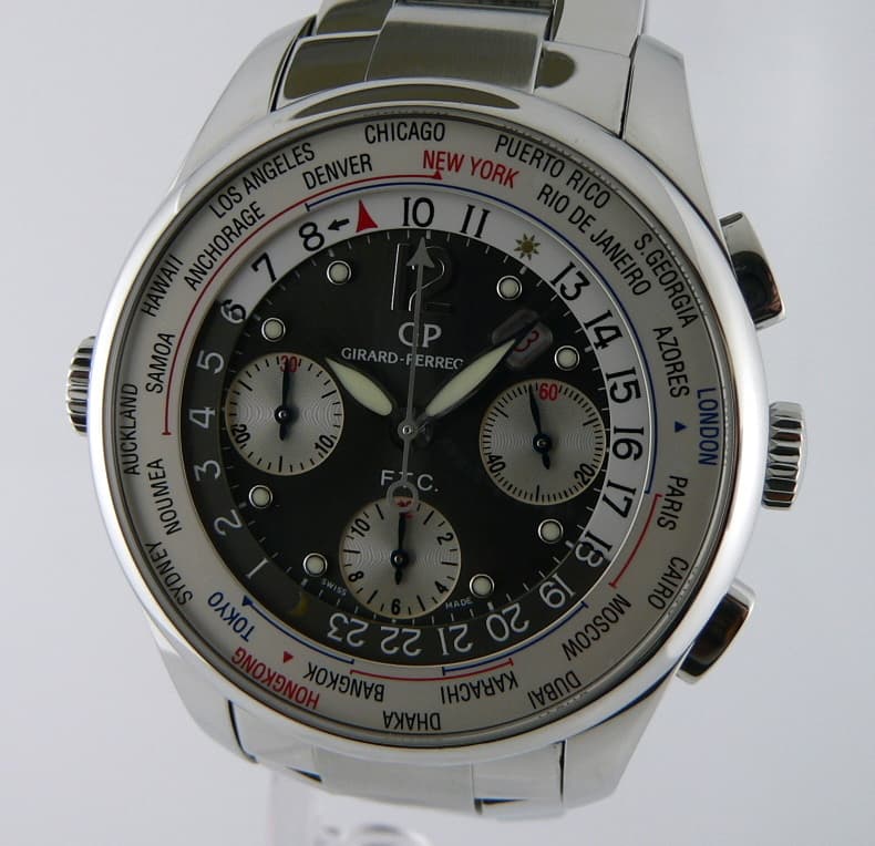 Girard Perregaux World Time WW.TC Chrono SS/SS
Gray