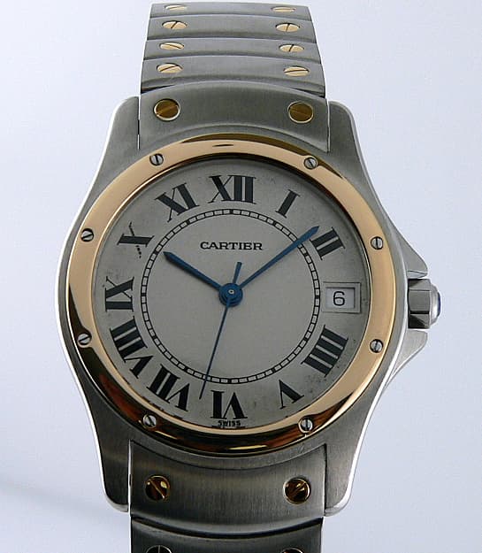 Cartier Santos Ronde Gold & Steel Auto