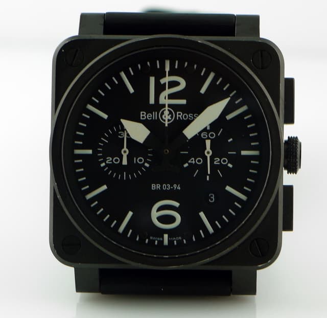 Bell & Ross BR 03-94 Chronograph
Automatic Steel PVD Carbon Coating