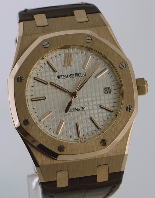 Audemars Piguet Royal Oak Jumbo 15300 Rose White
