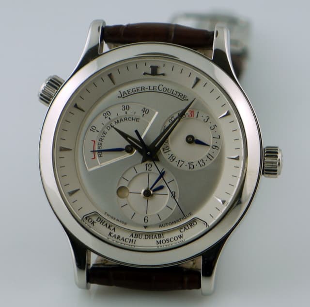 Jaeger LeCoultre Master Geographic SS Silver Dial