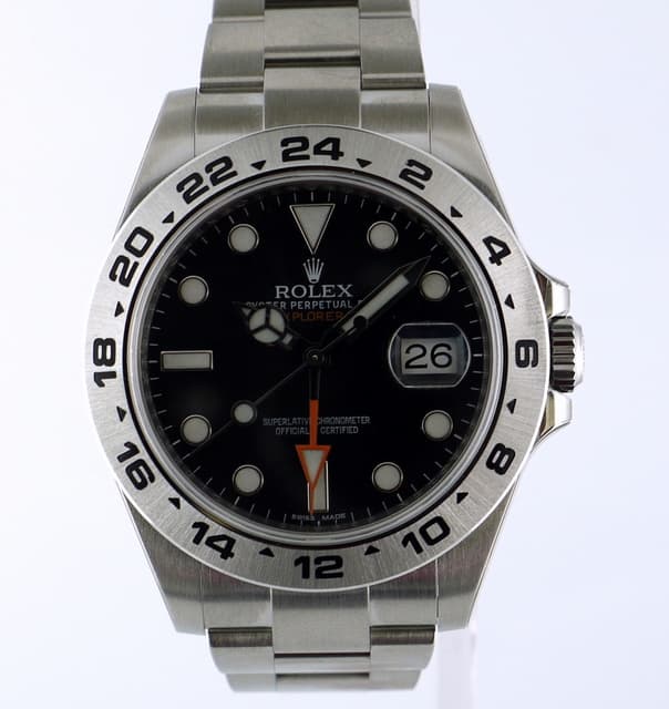 Rolex NEW Explorer II Black Dial