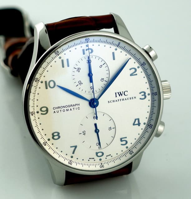 IWC Portugieser Chronograph SS/Blue