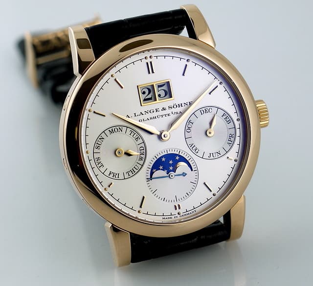 A. Lange and Sohne Saxonia Annual Calendar RG