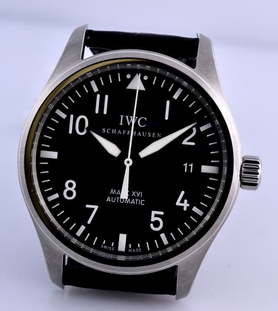 IWC Mark XVI Black SS/Strap NEW