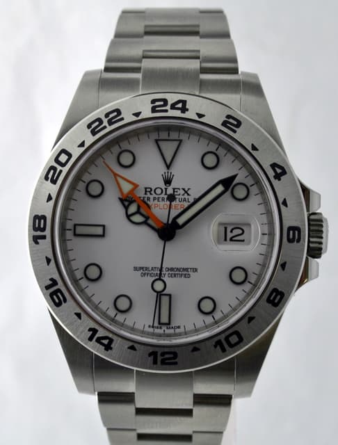 Rolex UNWORN Explorer II White Dial