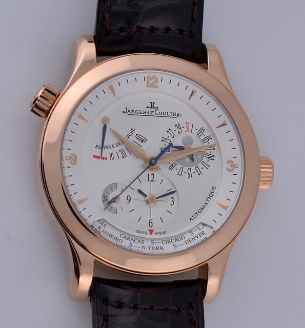 Jaeger-LeCoultre Master Geographic RG White Dial 40MM