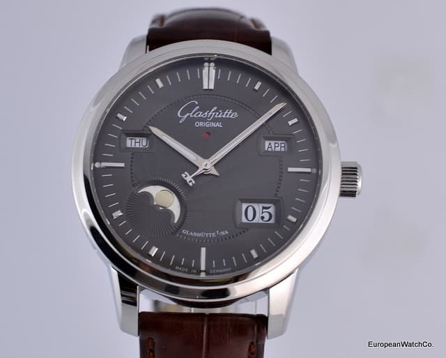 Glashutte Original Senator Perpetual SS Dark Brown Dial
