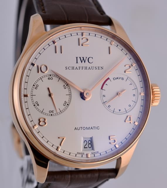 IWC Portugieser 7 Day 18K Red Gold 42.3MM NEW