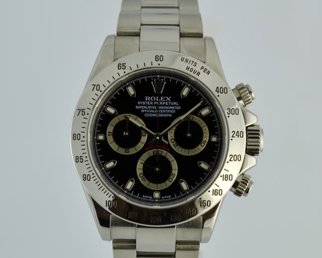 Rolex Daytona SS Black Dial K Series (2002)