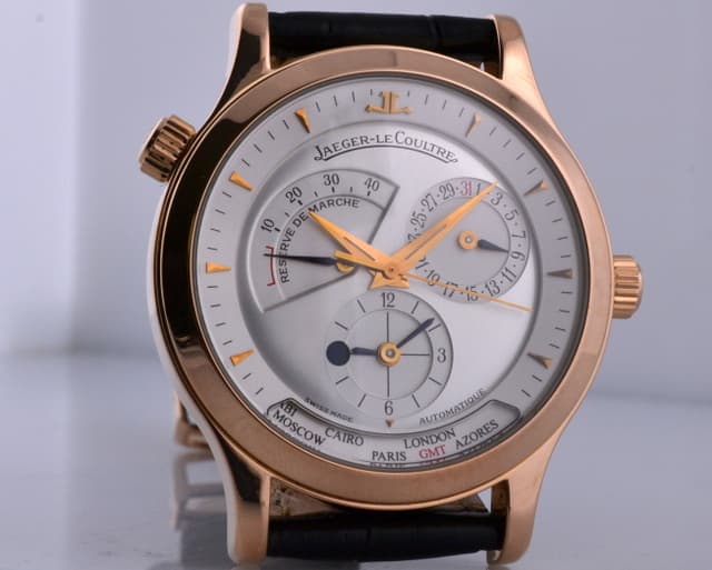 Jaeger LeCoultre Master Geographic RG White Dial 38MM