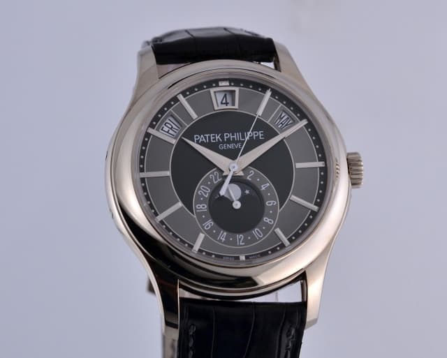 Patek Philippe Annual Calendar Black Dial 18K White Gold 40MM