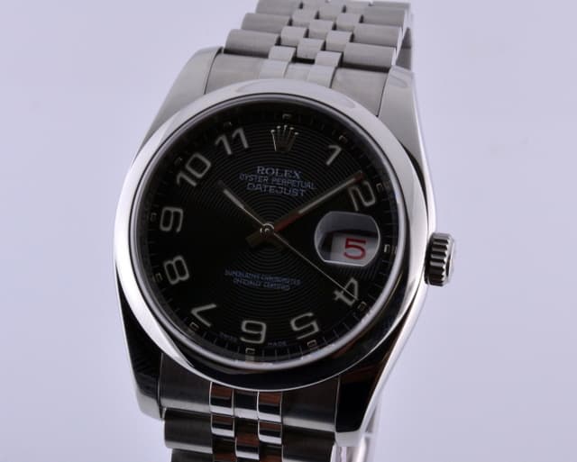 Rolex Datejust Black Dial/Arabic Numerals
Jubilee Bracelet M Series (2009)
