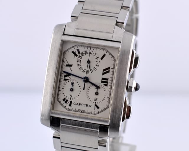 Cartier Tank Francaise Chronograph Quartz SS/SS