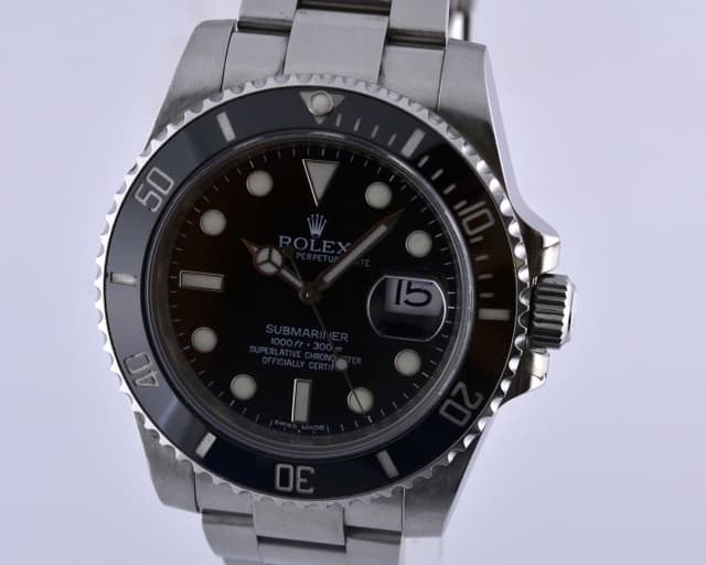 Rolex Submariner Ceramic SS/SS Black V Series (2010)