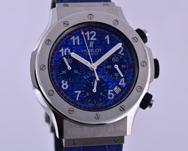 Hublot Chronograph SuperB Flyback Blue Dial 42MM