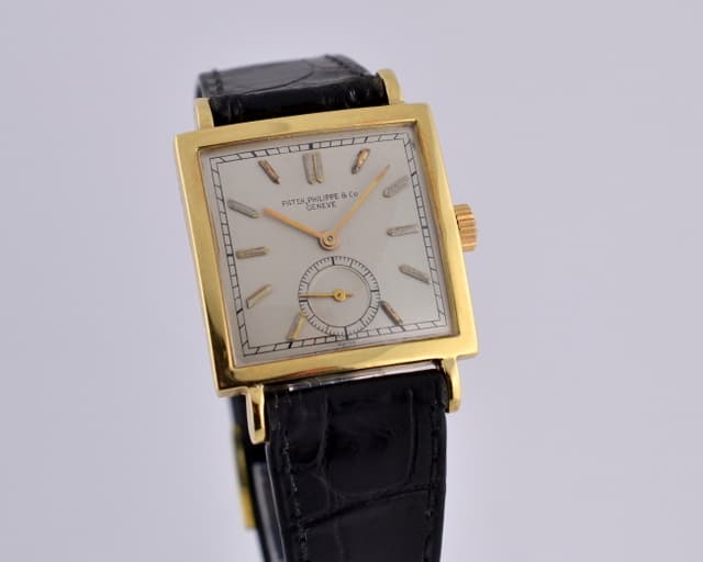 Patek Philippe Vintage Square 18K Yellow Gold Circa 1945