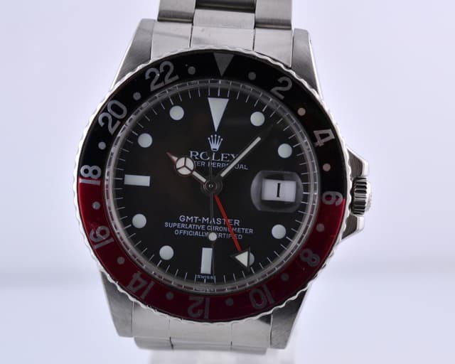 Rolex GMT Master Black Dial "Coke Bezel" Circa 1969