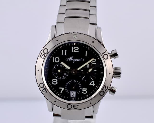 Breguet Type XX Transatique SS/SS Black Dial 39.5MM