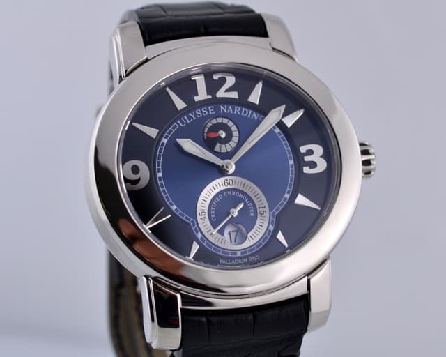 Ulysse Nardin Macho Palladium 950 Blue & Black Dial 43MM
