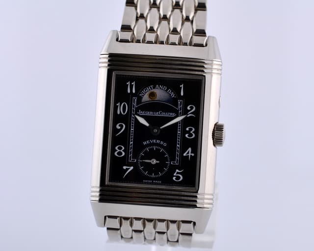 Jaeger-LeCoultre Reverso Duo Night & Day 18K WG /WG