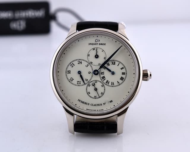 Jaquet Droz La Chaux-de-Fonds 1738 Les Longitudes 18K White Gold 39MM