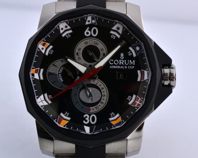 Corum Admiral's Cup Tides 48 Titanium / Rubber