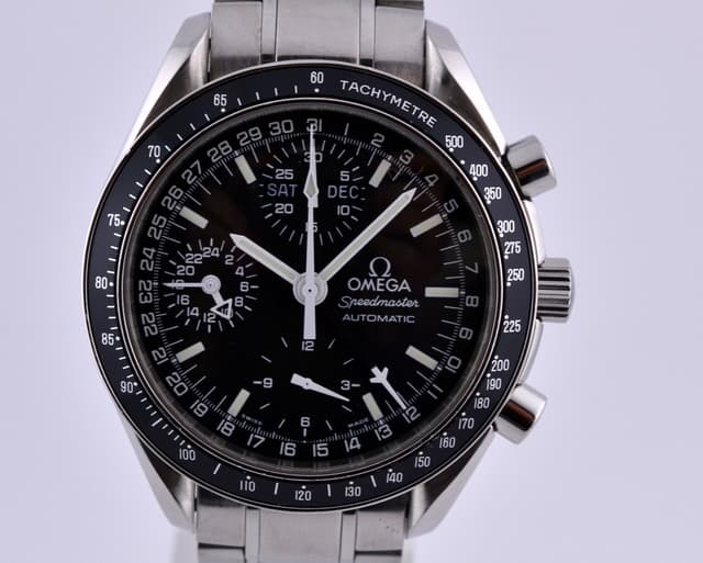 Omega Speedmaster Day Date Black Dial SS / SS 39MM