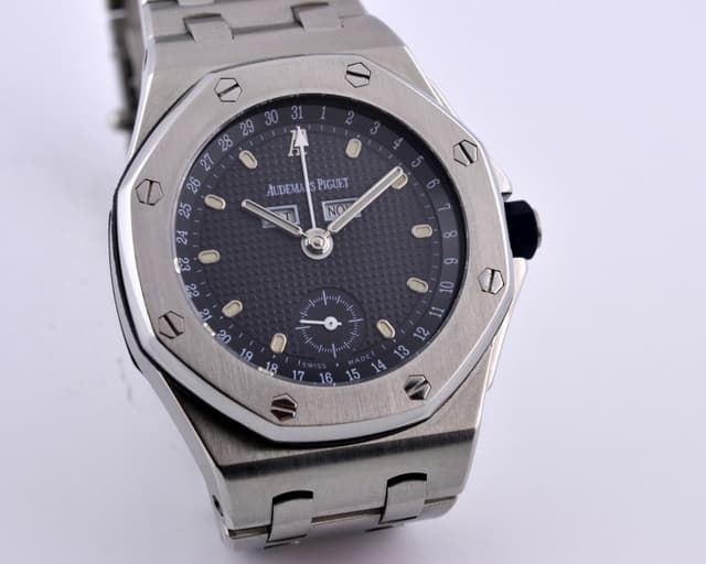 Audemars Piguet Royal Oak Offshore Triple Date Black SS 39MM