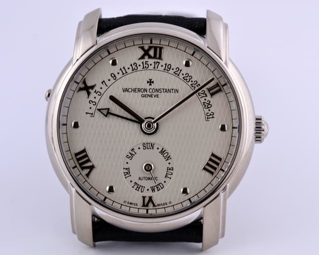Vacheron Constantin Les Complications Retrograde Date 245 18K White Gold 37MM