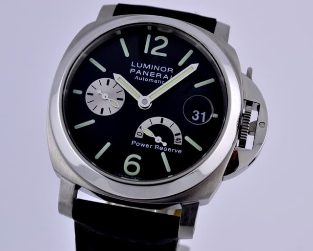 Panerai Luminor Marina Power Rserve SS Black 40MM