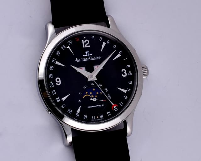 Jaeger LeCoultre Master Moon SS Black Dial
