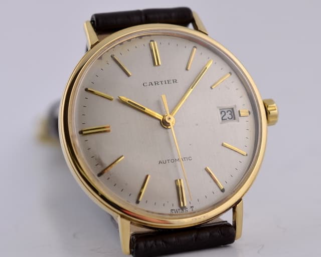 Cartier Vintage Automatic 18K Yellow Gold