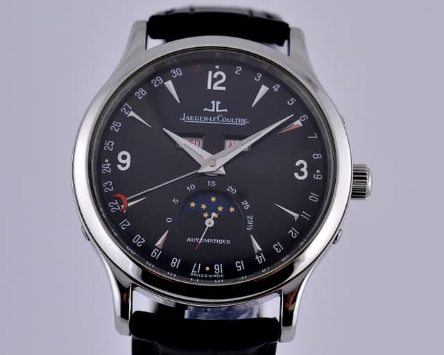 Jaeger LeCoultre Master Moon SS Black Dial