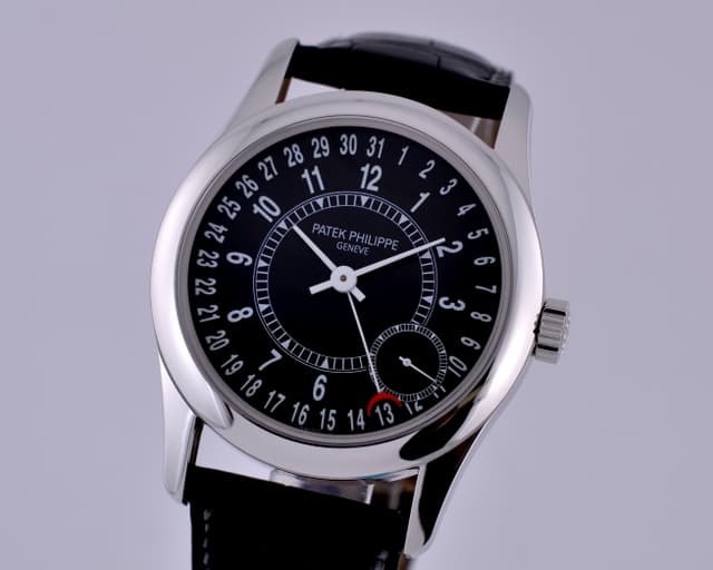 Patek Philippe Calatrava Black Dial 18K WG