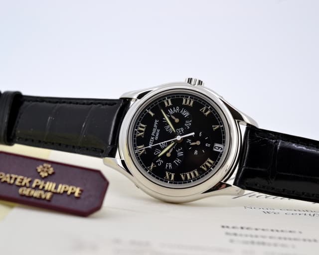 Patek Philippe Annual Calendar Black Dial Platinum