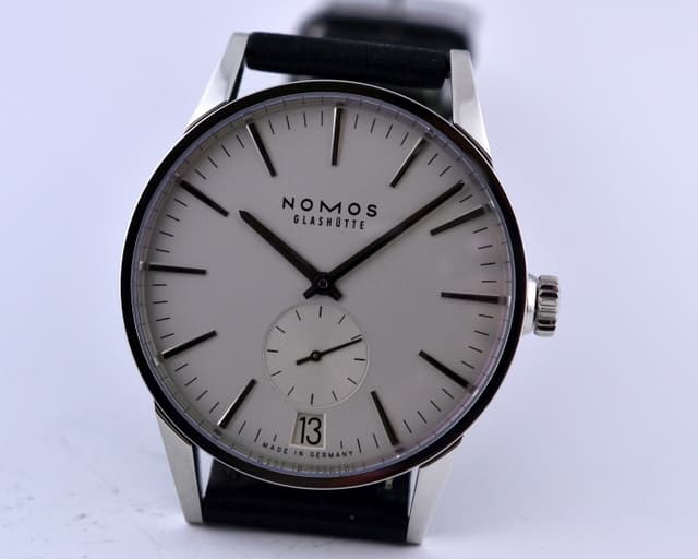 Nomos Zurich Datum SS Silver Dial NEW