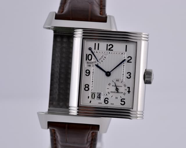 Jaeger-LeCoultre Grande Date Reverso SS / Alligator