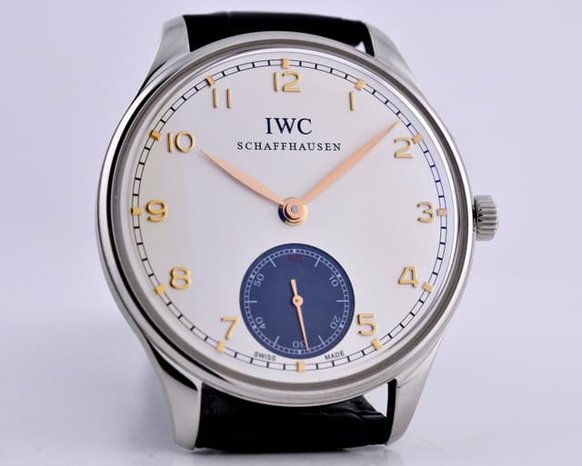 IWC Portuguese Hand Wound Silver Dial