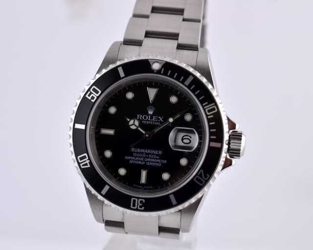 Rolex Submariner SS Black Dial