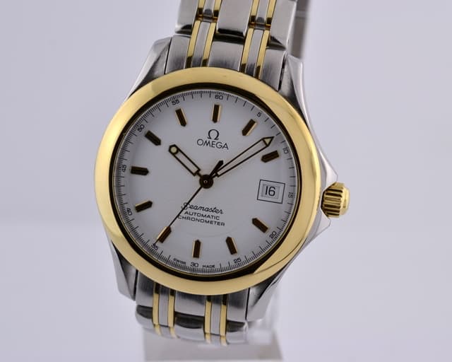 Omega Seamaster 120M SS / 18K White Dial