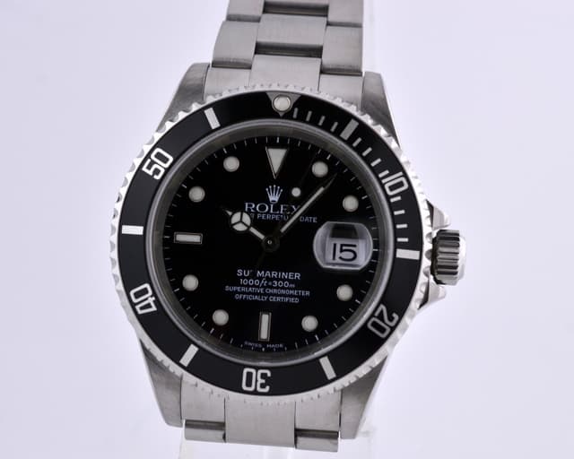 Rolex Submariner SS Black Dial