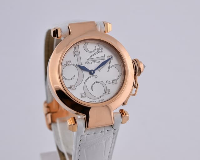 Cartier Pasha 32 Ladies 18K RG
