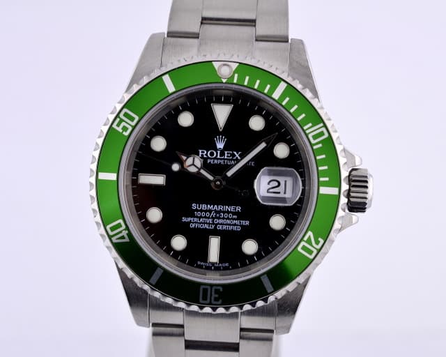 Rolex Submariner 50th Anniversary SS Green Bezel
