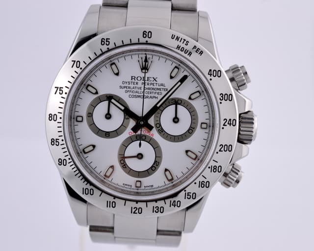 Rolex Daytona SS White Dial