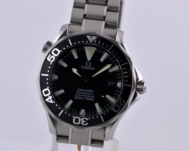 Omega Seamaster SS Black Dial