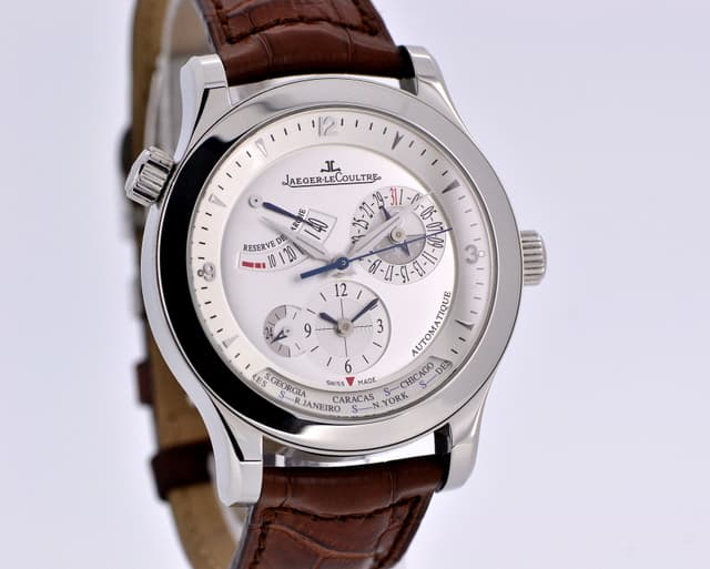 Jaeger LeCoultre Master Geographic SS Silver Dial 40MM