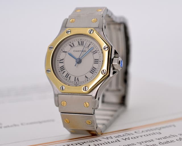 Cartier Santos Mini 18K / SS Automatic